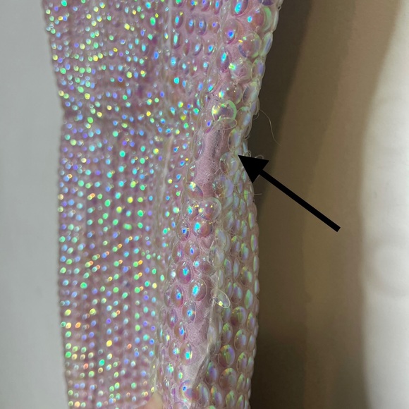 Markarian Ginevra Sequin pink midi Dress size 0 NEW! New with tags! - Picture 6 of 15